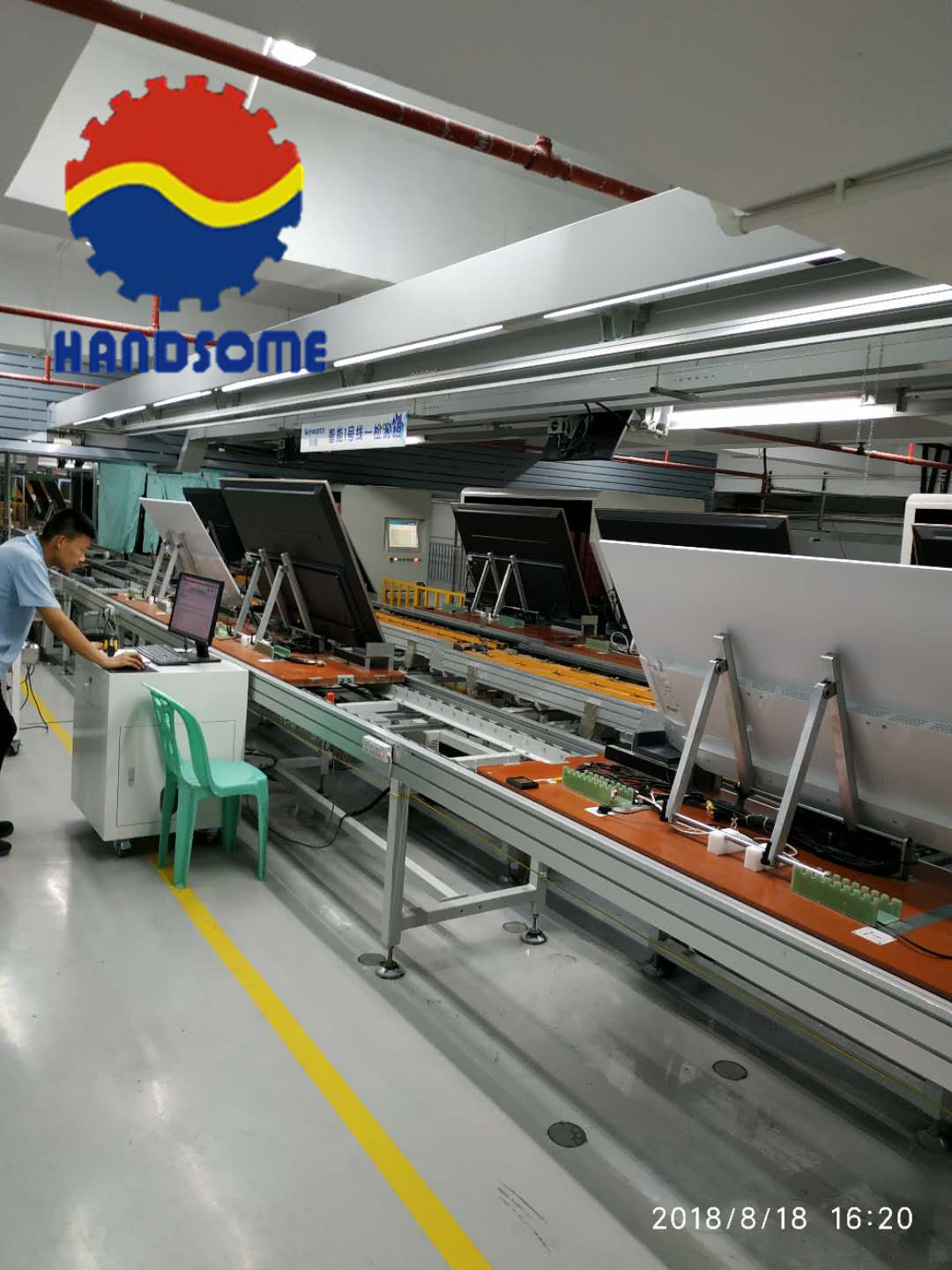 电视机组装线 自动化与效率的完美结合